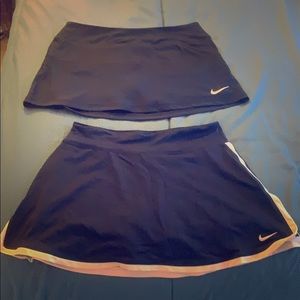 Nike dark blue tennis skirts